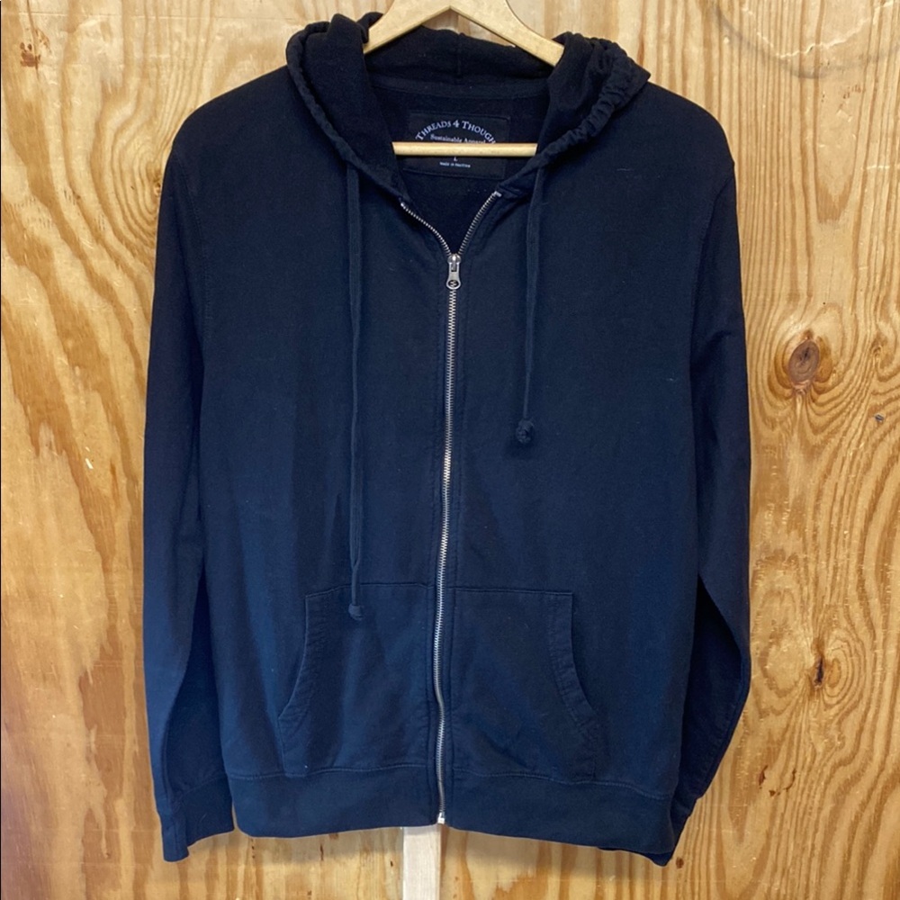 Threads 4 Thought size L zip up hoodie